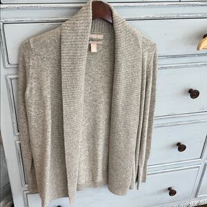 Banana Republic Gray Knit Cardigan